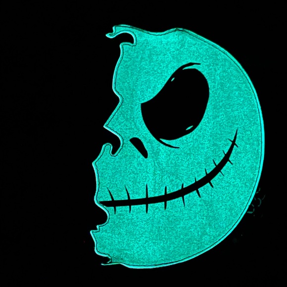 NEW Nightmare Before Christmas Jack Pumpkin Split Glow-In-The-Dark Crossbody Bag - Picture 2 of 10